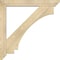 Ekena Millwork Imperial Slat Rough Sawn Bracket w/ Offset Brace, Douglas Fir, 6"W x 40"D x 40"H BKT0604X40X40IMP06RDF - alternate 2